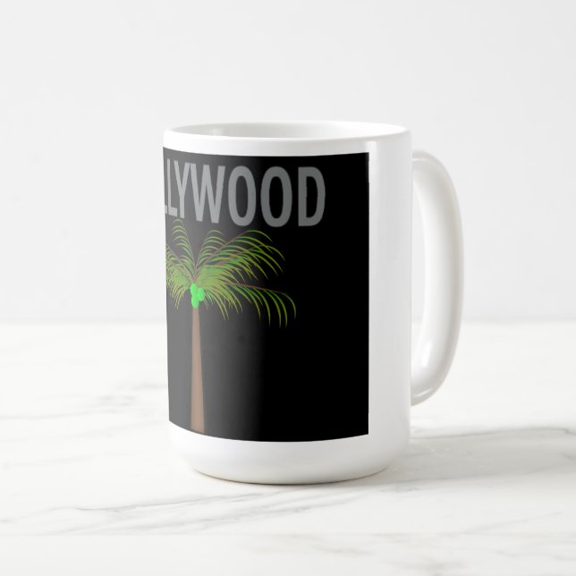 Taza De Café Poster Hollywood Blvd. Coffee Mug (Anverso derecho)