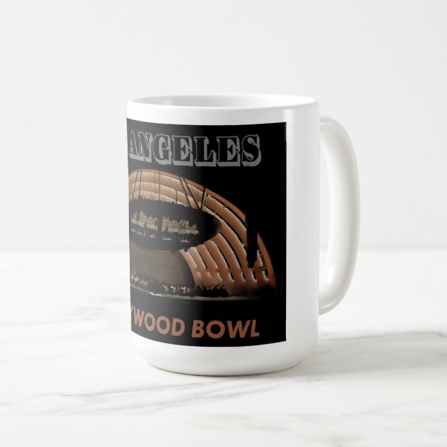 Taza De Café Poster Hollywood Blvd. Coffee Mug (Anverso derecho)
