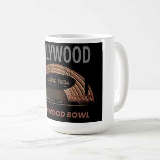 Taza De Café Poster Hollywood Blvd. Coffee Mug (Anverso derecho)