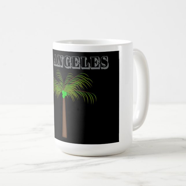 Taza De Café Poster Hollywood Blvd. Coffee Mug (Anverso derecho)