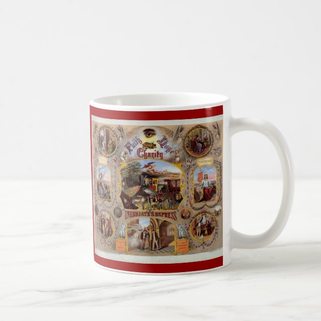 Taza De Café Poster masónico (Derecha)