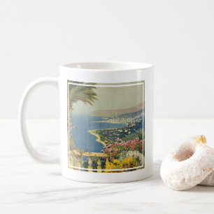 Taza De Café Poster Viajero De San Remo Desde Una Terraza