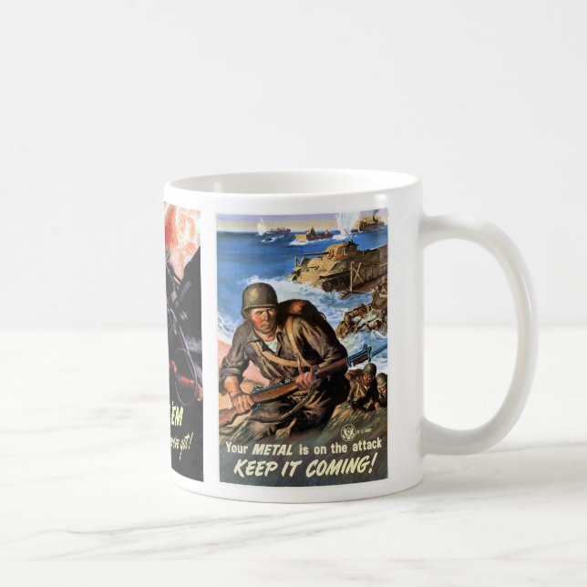 Taza De Café Posters #1 de la guerra mundial 2 (Derecha)