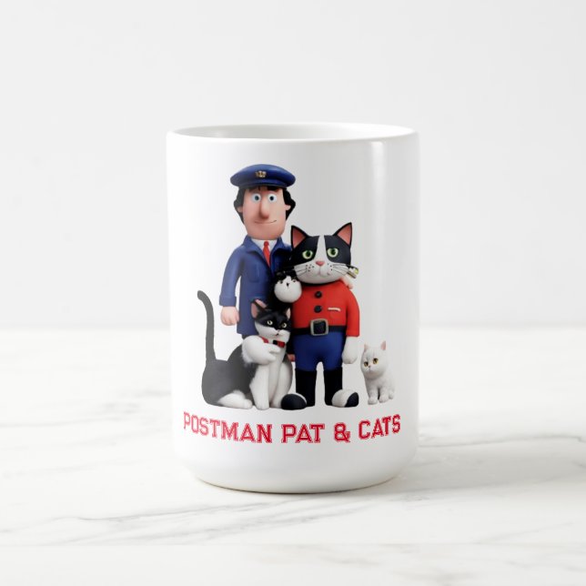 Taza De Café Postman Pat & Cats (Centro)