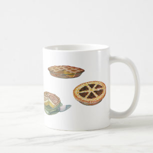 Taza De Café Postres Antiguos, Tartas de Acción de Gracias, Pas