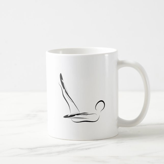 Taza De Café postura de Pilates (Derecha)