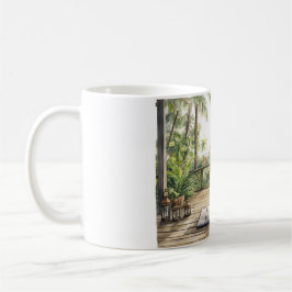 Taza De Café Postura de Yoga de Meditación Serenidad