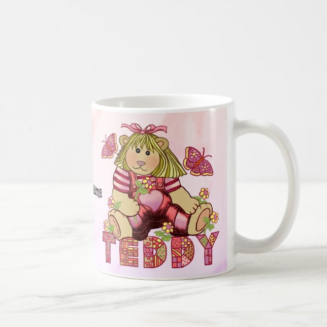 Taza De Café Posy Teddy Bear mug (Derecha)
