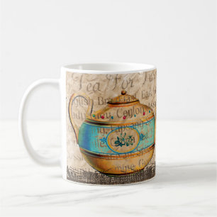 Taza De Café Pota de té antigua