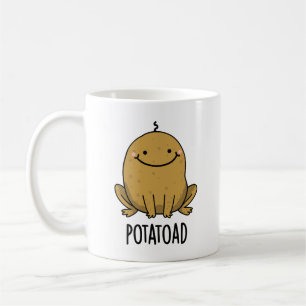 Taza De Café Potatoad Funny Potato Toad Pun