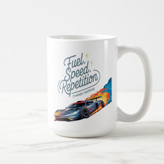 Taza De Café Potencia de Velocidad (Derecha)