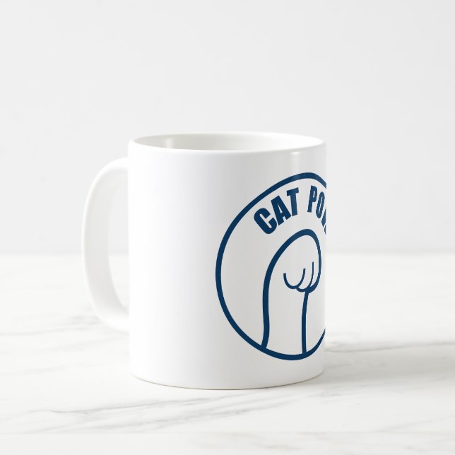 Taza De Café Potencia del gato (Anverso izquierdo)