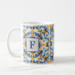 Taza De Café Potencia Inicial Azulejo