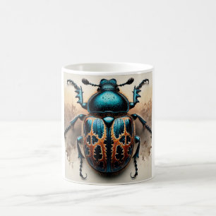 Taza De Café Pothyne Beetle Top View 280824IREF224 - Watercolor