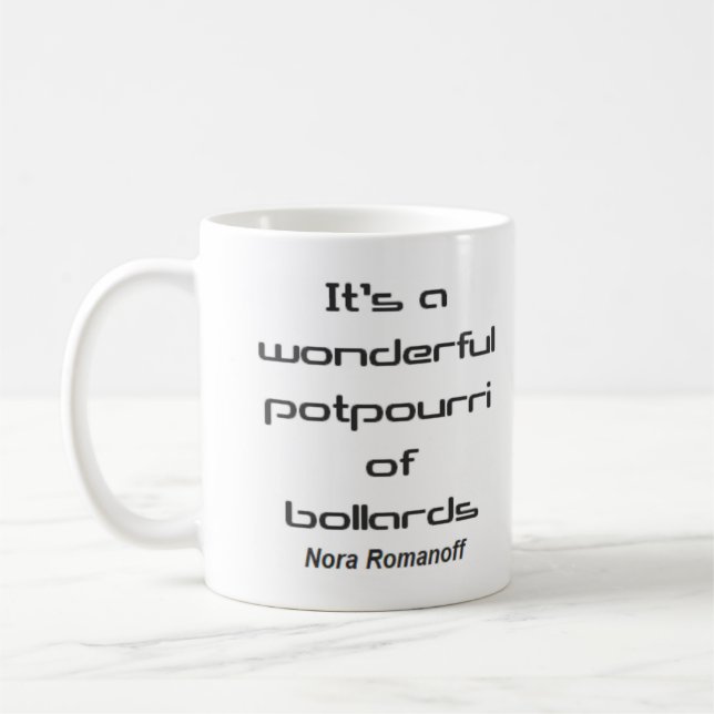 Taza De Café potpourri bollards (Izquierda)