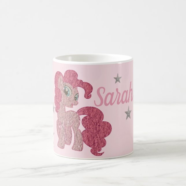Taza De Café Potro rosado bonito Personnalised (Centro)