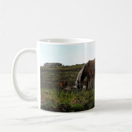 Taza De Café Potros salvajes de Dartmoor