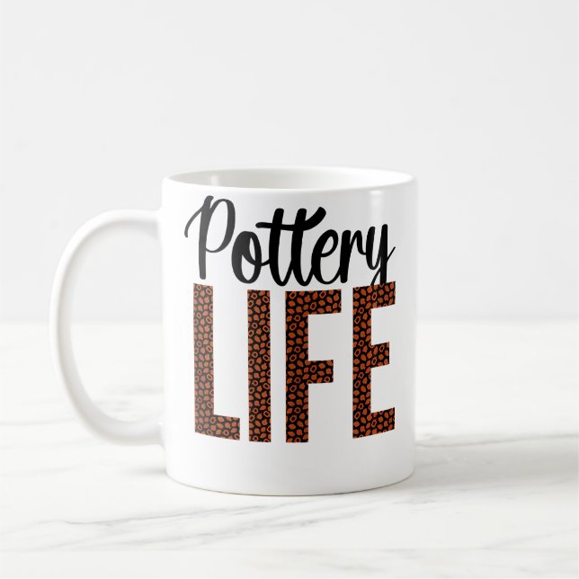 Taza De Café Pottery Life Ceramic Pottery Ceramics Pottery Make (Izquierda)