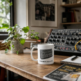 Taza De Café Powered by Oscillators – Vintage Semi-Modular Synt