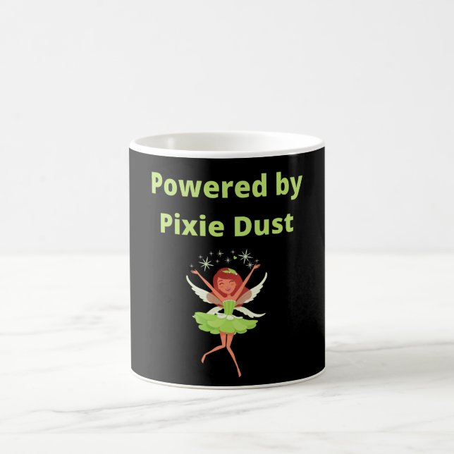 Taza De Café Powered by Pixie Dust (Centro)