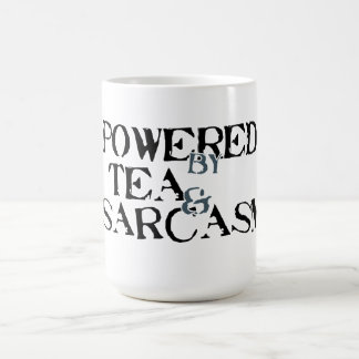Taza De Café Powered by Tea & Sarcasm