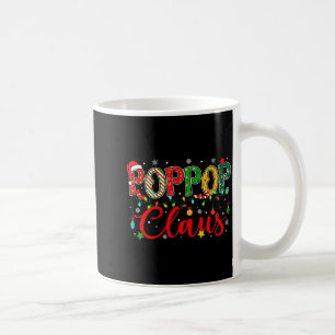 Taza De Café Pp Claus Luces de Navidad Pijama Familia Combinaci