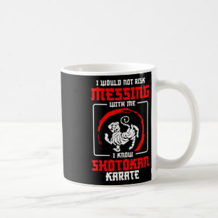 Taza De Café Practicante de Shotokan no se arriesga a burlarse