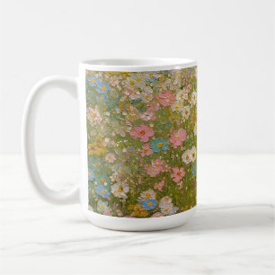 Taza De Café Prado Colorido de Flores Silvestres 2