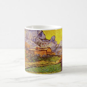 Taza De Café Prado en las montañas de Vincent van Gogh