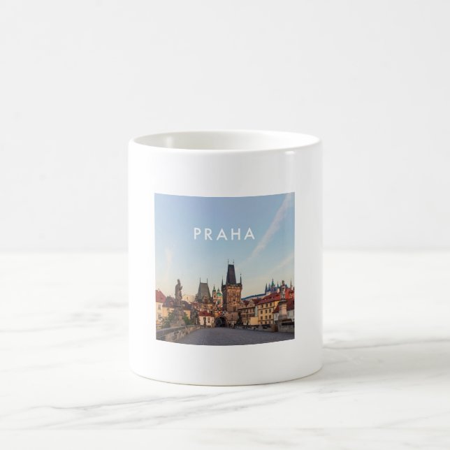 Taza De Café Praga 006E - Mañana del puente de Charles (Centro)