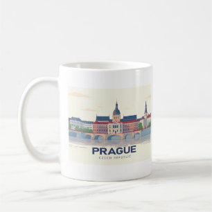Taza De Café Praga República Checa Pastel Travel