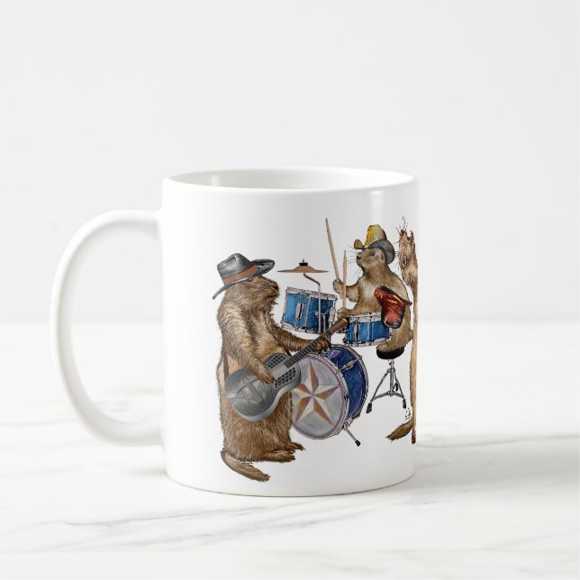 Taza De Café Prairie Dogs (Izquierda)