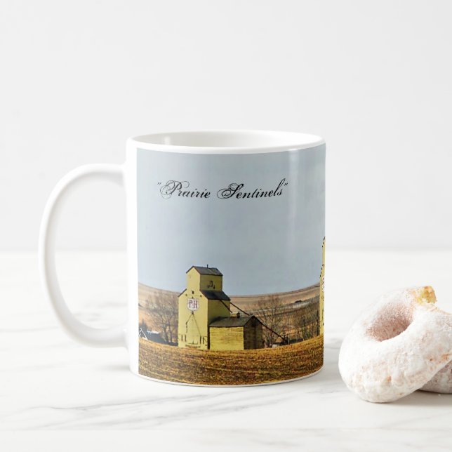 Taza De Café Prairie Sentinels Mossleigh Alberta Coffee Mug (Con donut)