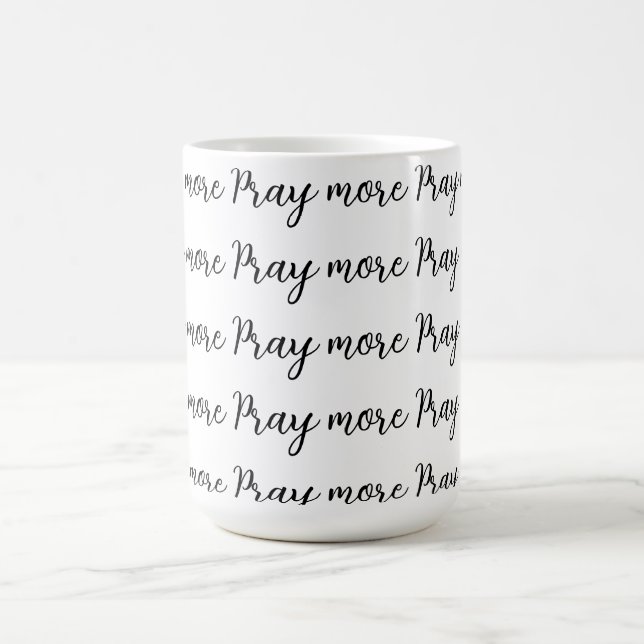 Taza De Café Pray more (Centro)