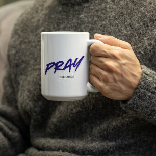 Taza De Café Pray.Trust.Repeat