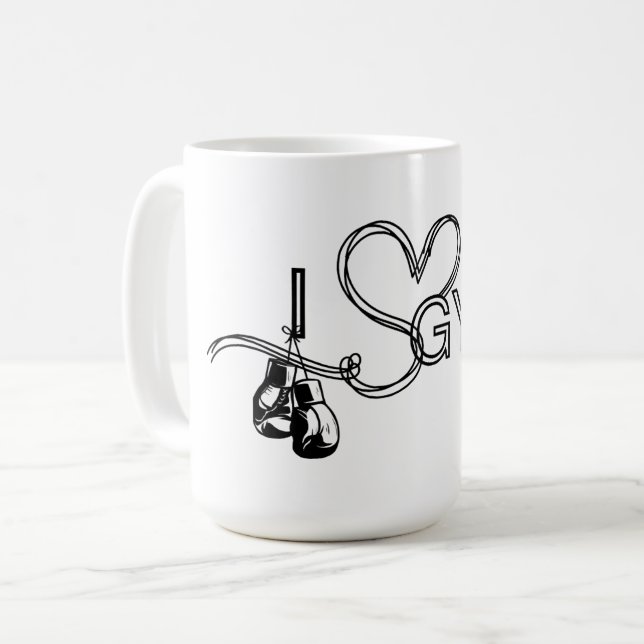 Taza De Café Pre-Workout Punch Boxing Mug (Anverso izquierdo)