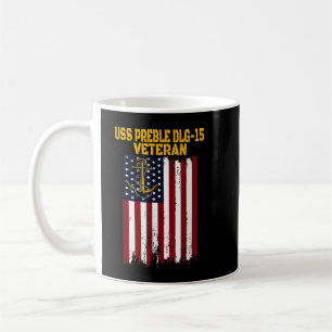 Taza De Café Preble de EE.UU. DLG-15 Destruye Veterano del Día 