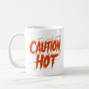 Taza De Café Precaución Caliente