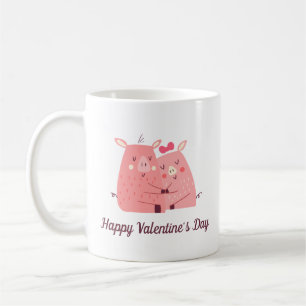 Taza de café preciosa de la tarjeta del día de S
