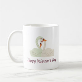 Taza de café preciosa de la tarjeta del día de San