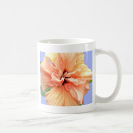 Taza De Café Preciosa Plumeria rosa y amarilla