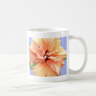 Taza De Café Preciosa Plumeria rosa y amarilla