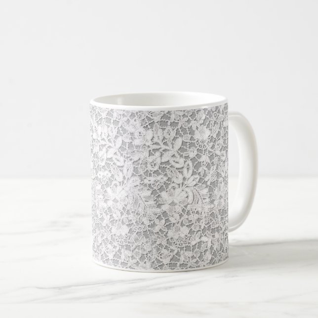 Taza De Café Precioso encaje (Anverso derecho)