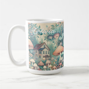 Taza De Café Precioso núcleo de cabaña caprichoso pueblo person