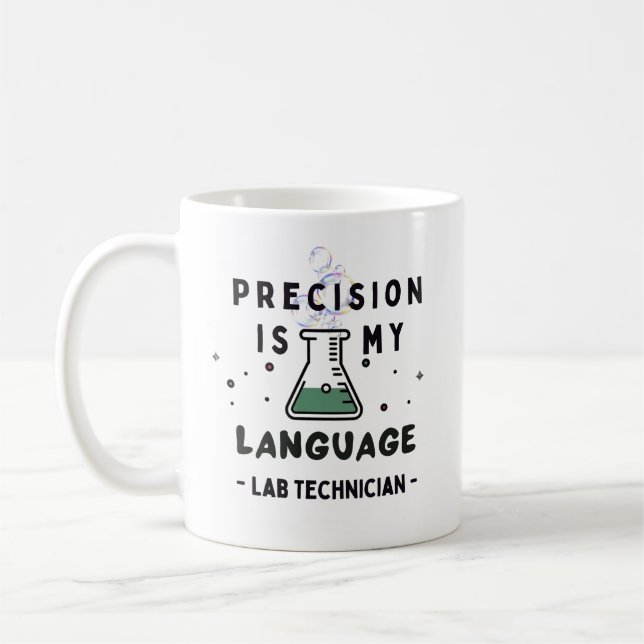 Taza De Café Precision is My Language – Detail-Driven Pro (Izquierda)