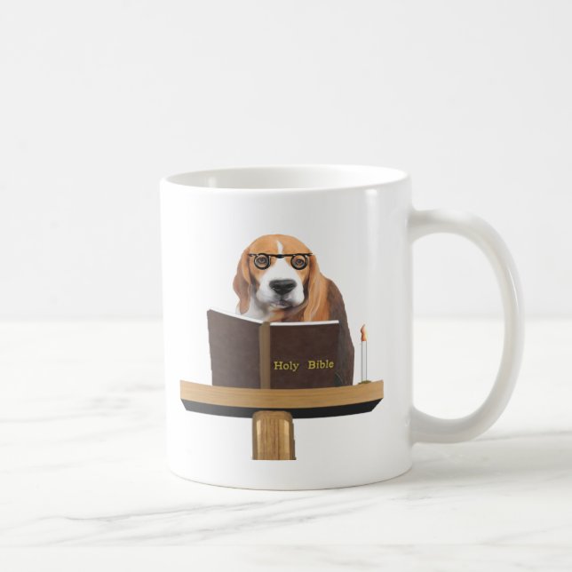 Taza De Café Predicador de perros (Derecha)