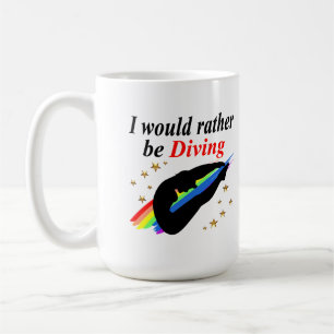 TAZA DE CAFÉ PREFERIRÍA ESTAR DISEÑANDO CHICA DIVER