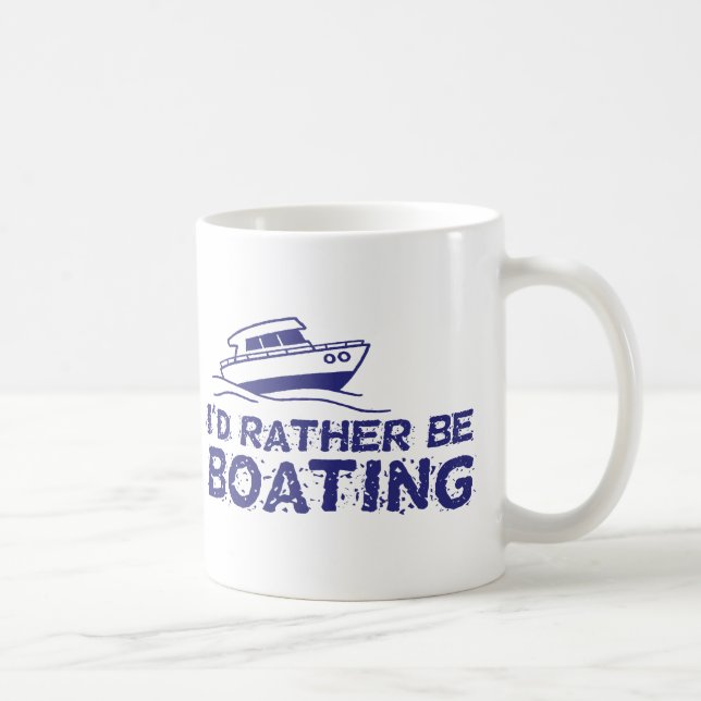 Taza De Café Preferiría Estar En Bote (Derecha)