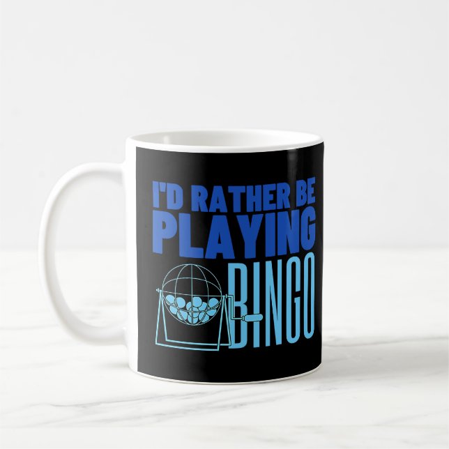 Taza De Café Preferiría Jugar Bingo 2 (Izquierda)