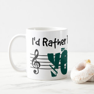 Taza De Café Preferiría Jugar Mi Veena